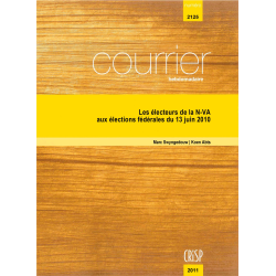 Les électeurs de la N-VA aux élections fédérales du 13 juin 2010