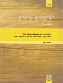 Les discussions communautaires sous le gouvernement Leterme II (2009-2010)