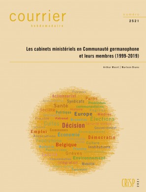 Les cabinets ministériels en Communauté germanophone et leurs membres (1999-2019)