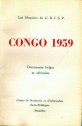 Congo 1959. Documents belges et africains