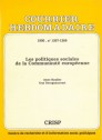 Les politiques sociales de la Communauté européenne