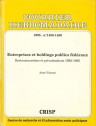 Entreprises et holdings publics fédéraux. Restructurations et privatisations 1992-1995