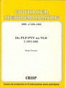 Du PLP-PVV au VLD. I. 1971-1991