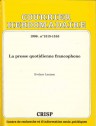 La presse quotidienne francophone