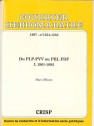Du PLP-PVV au PRL FDF. I. 1961-1992