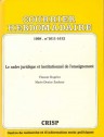 Le cadre juridique et institutionnel de l’enseignement