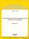 Les programmes des partis flamands pour les élections du 18 mai 2003