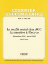 Le conflit social chez AGC Automotive à Fleurus (Décembre 2004 - mars 2005)